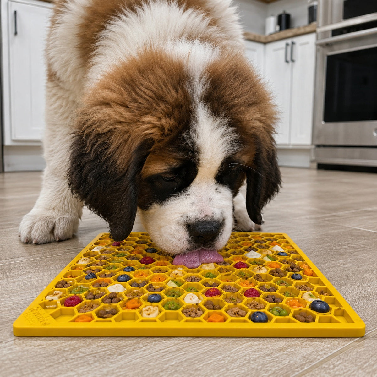 SodaPup Honeycomb eMat Lick Mat for Dogs & Cats